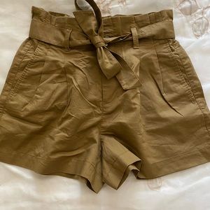 Madewell PAPERbag high waist shorts